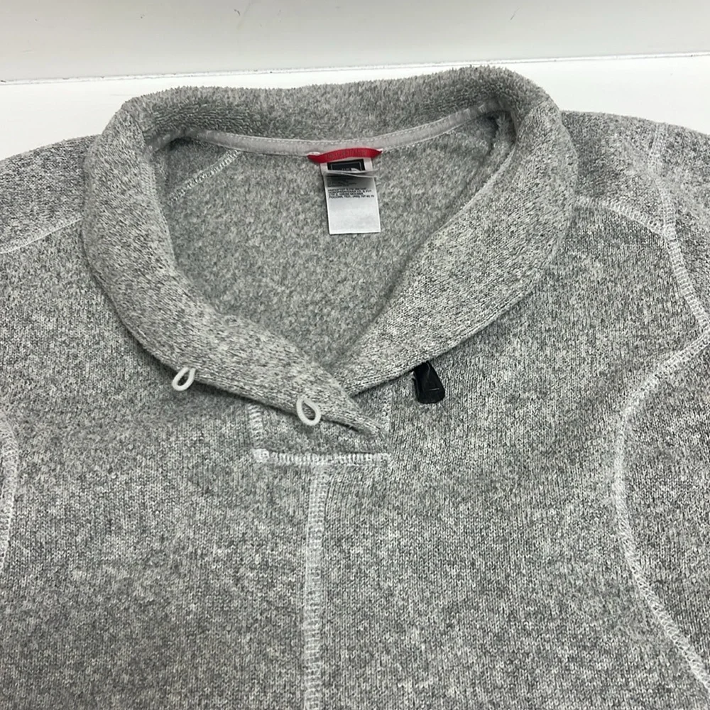The North Face Women’s Pullover Fleece Sweater Sweatshirt Gray_4
